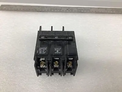 Buy SIEMENS Q340 40 Amp Circuit Breaker Plug-In - 40 Amp - 3 Pole 240 Volt • 36.16$