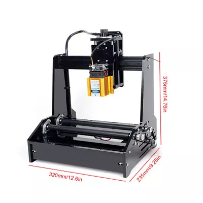 Buy Portable 15W Cylindrical Laser Engraving Machine Desktop Metal Engraver Printing • 237.50$