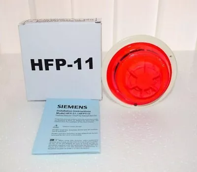 Buy NEW 2X ORIGINAL SIEMENS HFP-11 FIRE ALARM SMOKE HEAT DETECTOR Free Ship • 99.99$