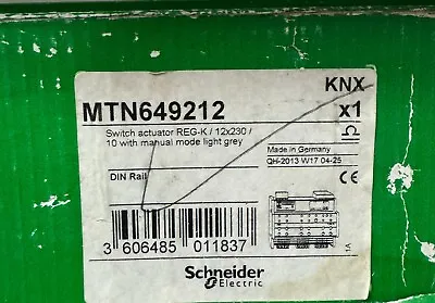 Buy MTN649212   Switch Actuator REG-K/12 Schneider Electric • 180$