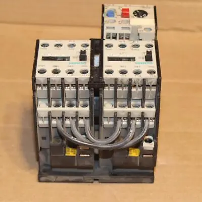 Buy One Siemens 3TF40 22E Reversing Contactor And  3UA50-00-1G Overload Relay • 229.99$