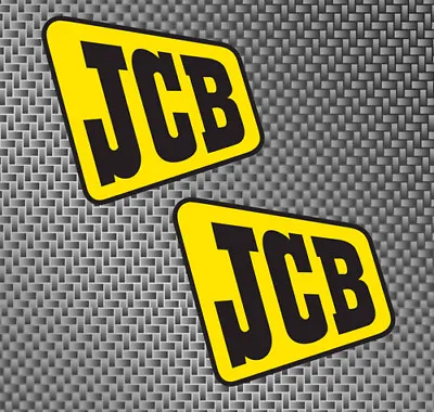 Buy 2x JCB EQUIPMENT Size Large 6  Decals, Stickers, Backhoe, Skid Steer, Excavator • 7.99$