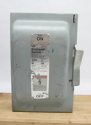 Buy Siemens JN422 Safety Disconnect Switch 60A 240V 3PH Type 1 Fusible (100730) • 39$