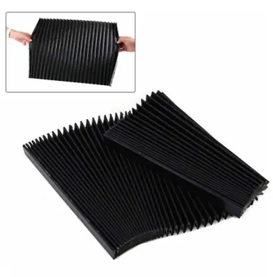 Buy Flexible Milling Machine Protective Flat Accordion Bellows Guard Dust Cover Tool • 2.96$
