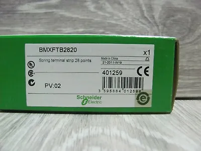Buy Schneider Electric BMXFTB2820 28-pin Removable Spring Terminal Blocks - 1 X 0.34 • 60$