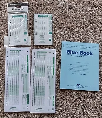 Buy Lot Of 30+ Mixed Official & Compatible Scantrons & Blue Book (815E, 882E) *READ* • 4.49$