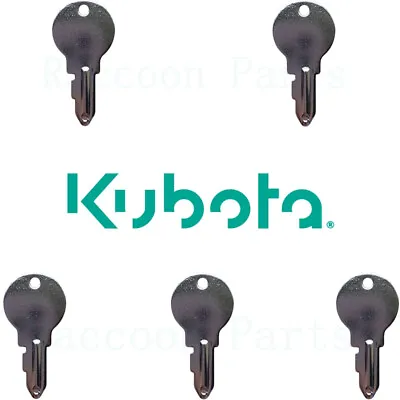 Buy 5 Kubota L & M Series Tractor Ignition Keys 32130-31810 L175 1852 200 210 225 • 8.95$