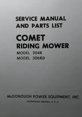 Buy Snapper Comet Riding Lawn Mower Tractor Owner, Service & Parts (5 Manual S) • 50.96$