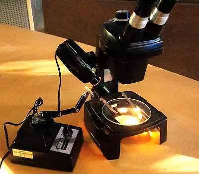 Buy Bausch & Lomb StereoZoom 0.7X-3X Microscope W/ B & L  Light 31 & Cover FREE SHIP • 289.95$