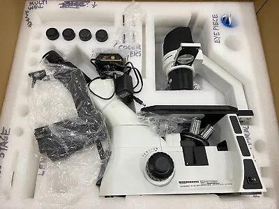 Buy New Laxco LMI-3000 LMI3-PH1 Inverted Phase Contrast Microscope + SeBaCam 5C Cam • 1,999.99$