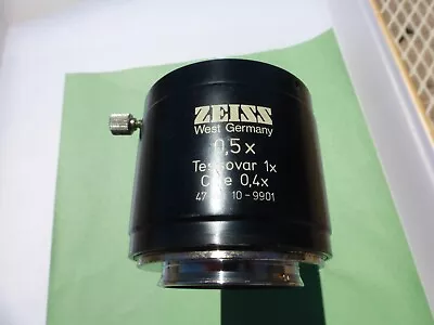 Buy Zeiss Microscope Camera Adapter 0.5X Tessovar 1x Cine 0.4x 476010-9901 • 11$