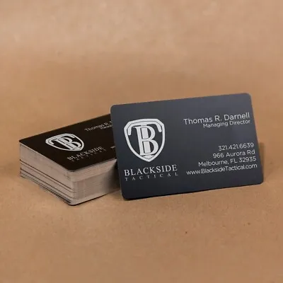 Buy 100 Black Anodized Aluminum Business Card Blanks Laser Engraving Sheet Metal  • 23.99$
