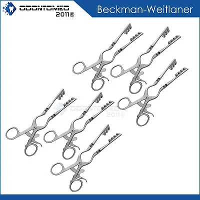 Buy Retractor Hinged 8  3x4 Blunt Weitlaner Beckman German Surgical Blade 6 Pcs  • 89.99$