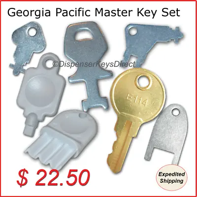 Buy Georgia Pacific  Master Key Set For Paper Towel, Toilet Tissue & Soap Dispensers • 22.50$