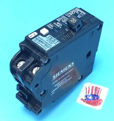 Buy New Circuit Breaker Siemens QF120AN  20 Amp 1 Pole 120V GFCI Plug On Neutral • 44.99$