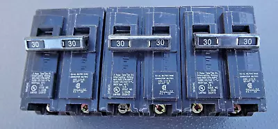 Buy Three (3) Nto Siemens B230 30 Amp 2-Pole Circuit Breaker • 49.99$