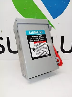 Buy New Siemens Gnf221a 30 Amp Non-fused General Duty Safety Switch 2p 240 Vac • 44.99$