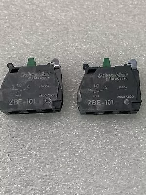 Buy (lot Of 2) Schneider Electric Zbe-101 Contact Block *used* • 9.99$