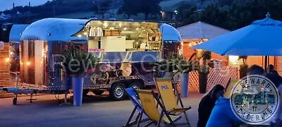 Buy Brand New Airstream Mobile Food Trailer For Burger Coffee Gin Prosecco & Pizza • 20,524.26$