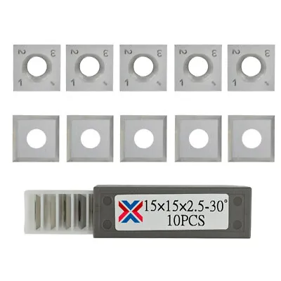 Buy 15mm Square Carbide Inserts Cutter Wood Turning Knifes Indexable For Head Planer • 19.99$