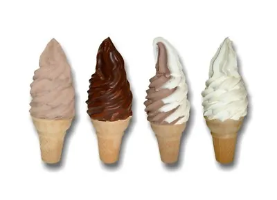 Buy 4 Assorted Soft Serve Cone 6'' Menu Decals For Ice Cream Truck  Parlor Menu Sign • 5.93$