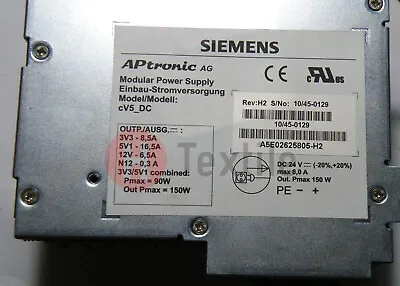 Buy NEW SIEMENS  A5E02625805H2 Industrial Computer Power Supply • 867.83$