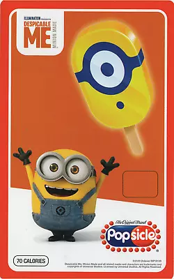 Buy Popsicle Despicable Me Minion Face Ice Cream Truck Decal Sticker 5  X 8  • 7$