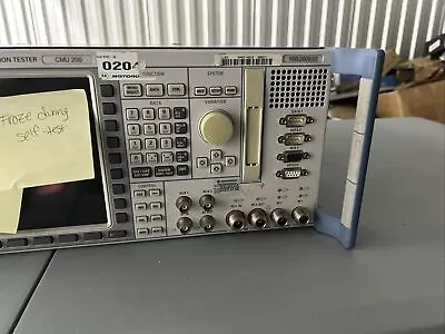 Buy Rohde & Schwarz CMU-200 Universal Radio Communications Test Set 1100.0008.02 • 500$
