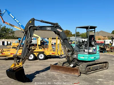 Buy 2018 IHI 45V4 Mini Excavator Rubber Tracks Backhoe Aux Hyd Thumb Diesel • 1$