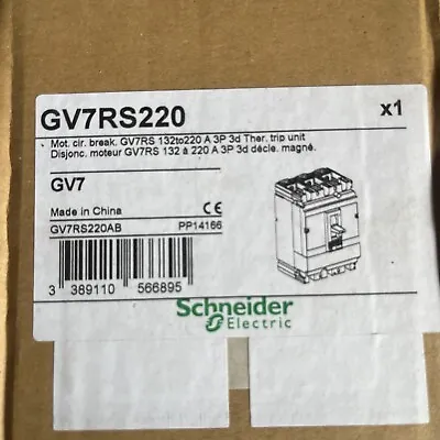 Buy Schneider Electric GV7-RS220 220 Amp 3 Pole 132-220a Circuit Breaker LV429372 • 450$