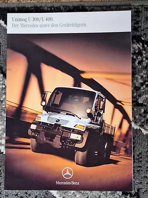 Buy Mercedes-Benz Unimog U 300/U 400 Brochure Tractor Tug • 7.52$