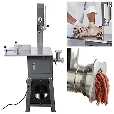 Buy 2-in-1 Commercial Butcher Band Saw Sausage Stuffer Maker Machine Slicer Meat • 449.99$