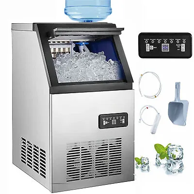 Buy 150LB Built-In Commercial Ice Maker Stainless Undercounter Ice Cube Machine • 295.80$