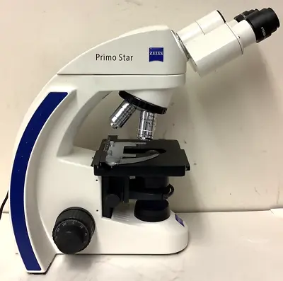 Buy Zeiss Primo Star Binocular Microscope W/ 4X / 10X / 40X / 100X Objectives #4 • 799.99$