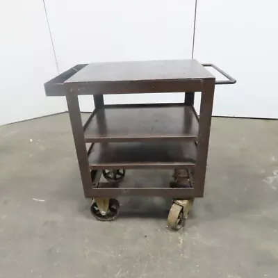 Buy 1/4  Thick Top Steel Fabrication Welding Table Work Bench 30Lx24Wx40 H W/Casters • 408.31$