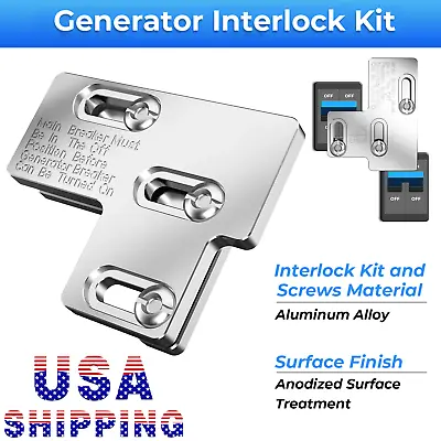 Buy US For Siemans Or ITE 100 Amp Panels Generator Interlock Kit One-handle Breaker • 37.69$