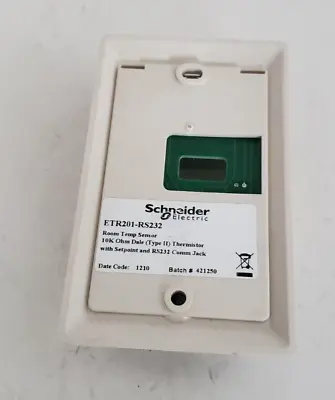 Buy Schneider Electric ETR201-RS232 Room Temp Sensor 10k Ohm Dale (Type II) Thermist • 22.50$