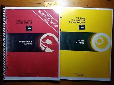 Buy John Deere 714A 716A Forage Wagon Owner Operator Manual OM-W21456 3/79 + Parts • 24.99$