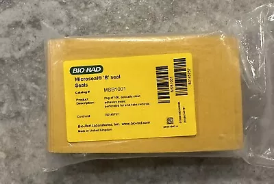 Buy Microseal 'B' PCR Plate Sealing Film, Adhesive, Optical #MSB1001 **NEW** 100/PK • 100$