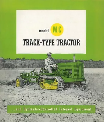 Buy Brochure For Vintage John Green MC Crawler Tractor Track Bulldozer Implement • 30$