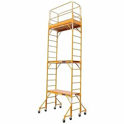 Buy 18ft Baker Perry Style Scaffold W / Guard & Outriggers • 1,199$