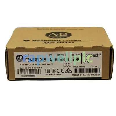 Buy New Sealed Allen-bradley 1769-IF4FXOF2F SER A CompactLogix High Speed I/O Moudle • 468$