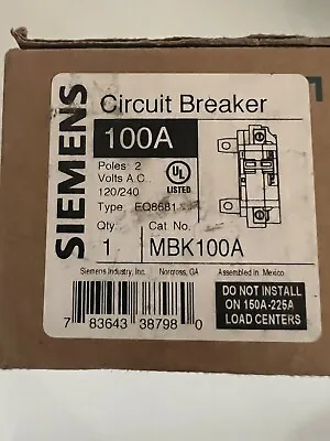 Buy 100 Amp Main Breaker Conversion Kit • 70$