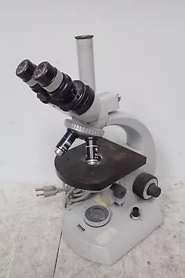 Buy Zeiss Standard 14 Trinocular Microscope W/ 4 Objectives 3.2x, 10x, 40x, 100x Oel • 212.50$