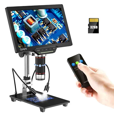 Buy Adults Soldering Microscope Electronics Repair 10  HDMI Digital Microscope 1300X • 169$
