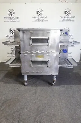 Buy Middleby Marshall Double Stack Natural Gas Split Belt Pizza Conveyor Oven Model • 12,999.99$