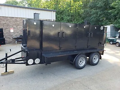 Buy Mega Big BUTT W Sinks Storage BBQ Smoker Grill Trailer Food Truck Concession  • 17,499$