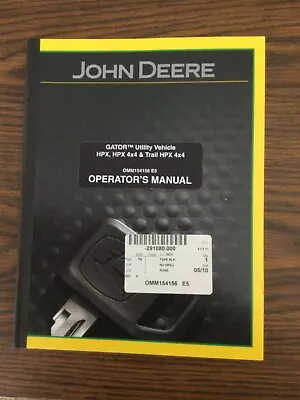 Buy John Deere Gator Utility Vehicle HPX 4x4 & Trail HPX 4x4 Operator's Manual FARM1 • 19.95$