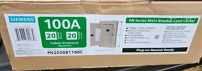 Buy PN Series 100 Amp 20-Space 20-Circuit Main Breaker Plug-On Neutral Load Center I • 113.60$