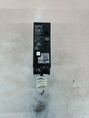 Buy Siemens BLF2 BF120A GFCI 20 Amp 120 Volt Circuit Breaker  • 40.49$